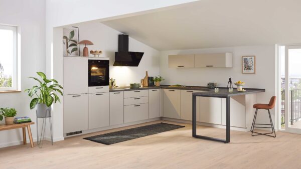 Culineo® Einbauküche C615 mit AEG Einbaugeräten